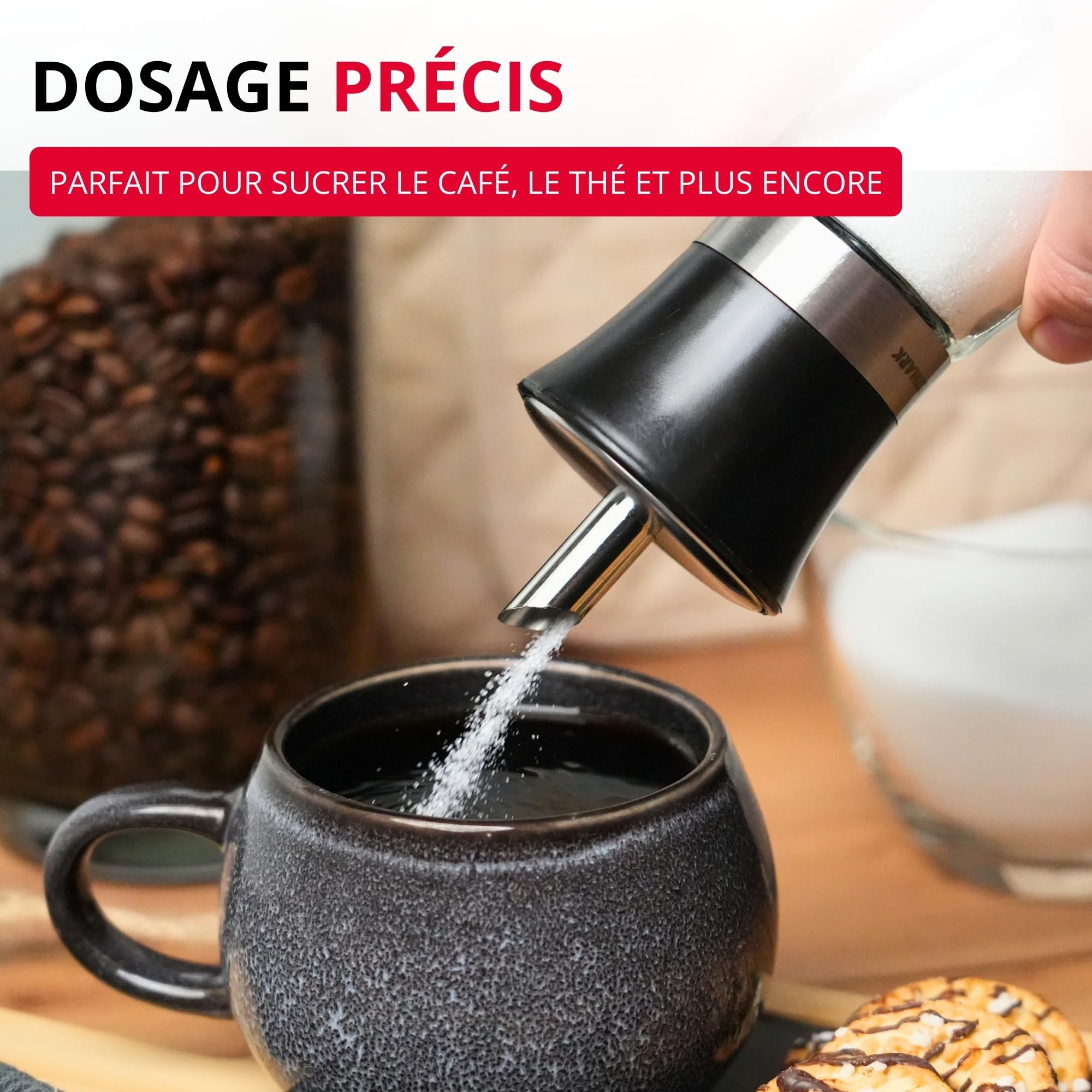 westmark-blacky-63592260-distributeur-de-sucre-doseur-190-ml-verre-inox-plastiqu image 3