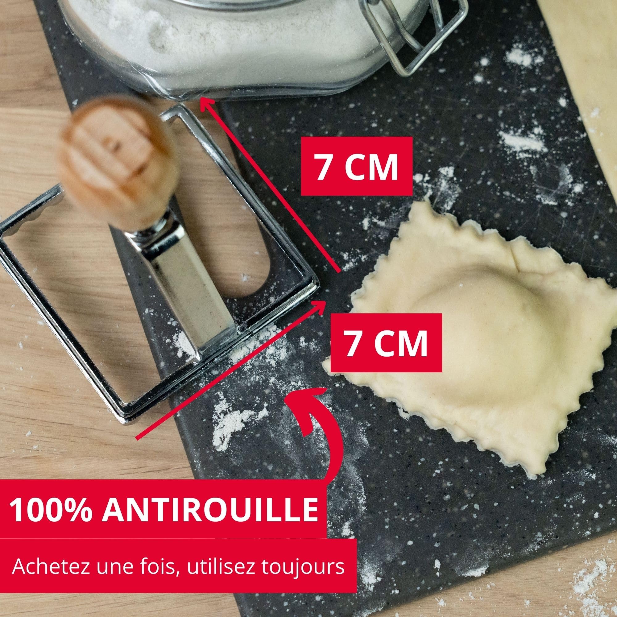westmark-giulia-70-x-70-mm-roulette-ravioli-et-coupe-p-te-carr-cannel-en-zinc-av image 4
