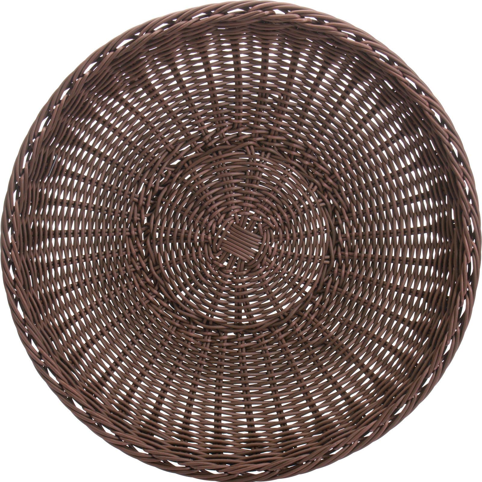 westmark-saleen-2038910-corbeille-plate-marron-38-x-7-5-cm-vannerie-synth-tique- image 4