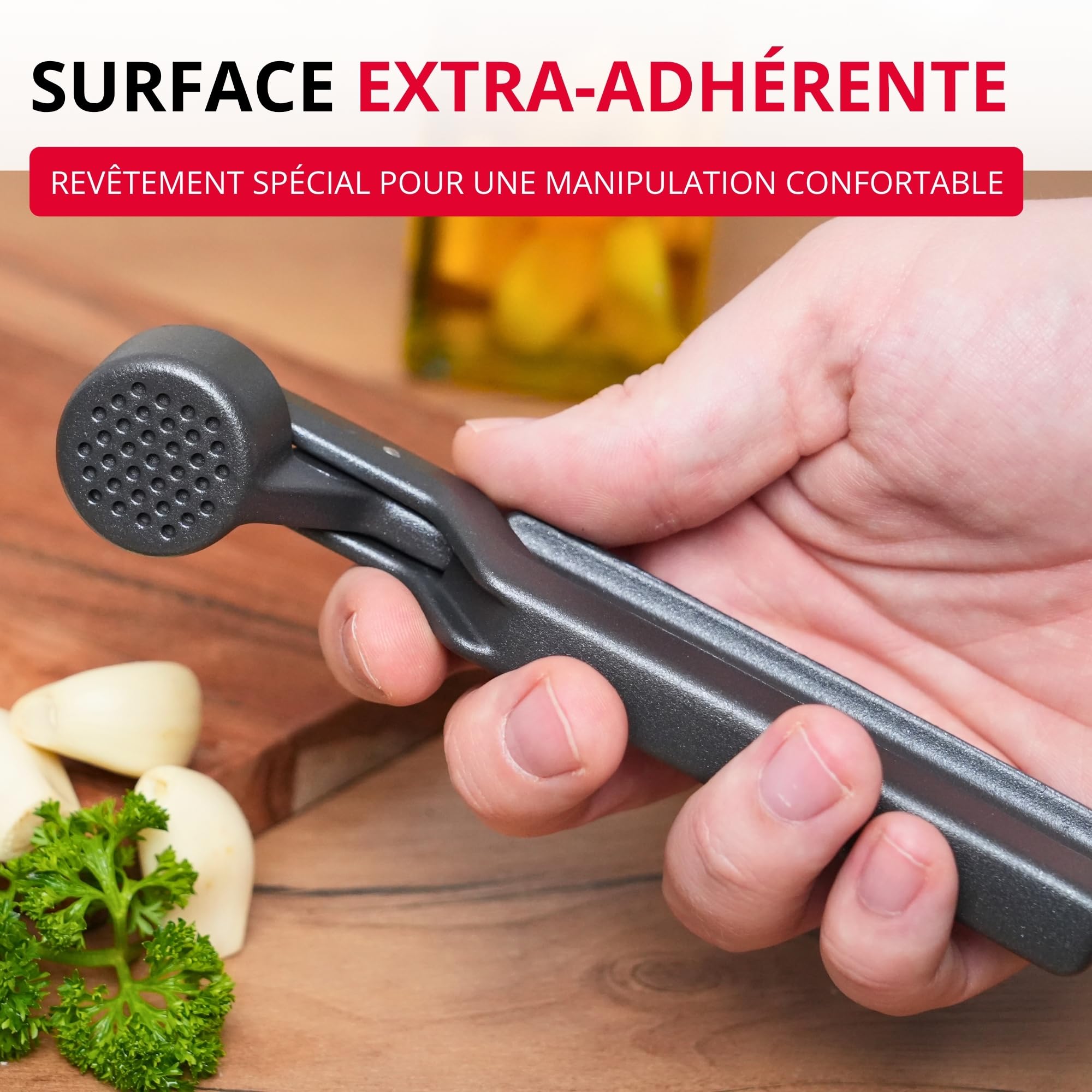 westmark-novapress-black-edition-presse-ail-et-presse-gingembre-ergonomique-de-q image 5