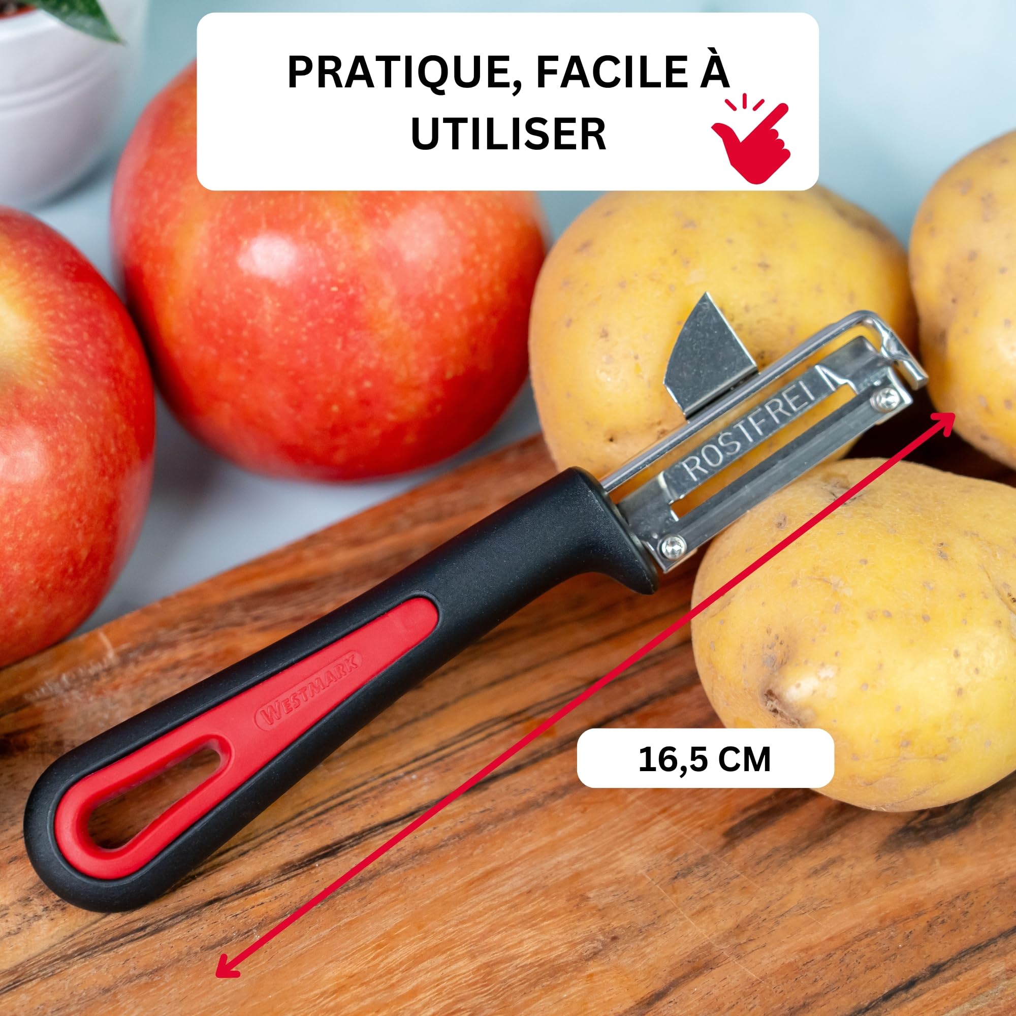 westmark-gallant-plucheur-conome-universel-avec-lame-viss-e-rechangeable-en-acie image 5