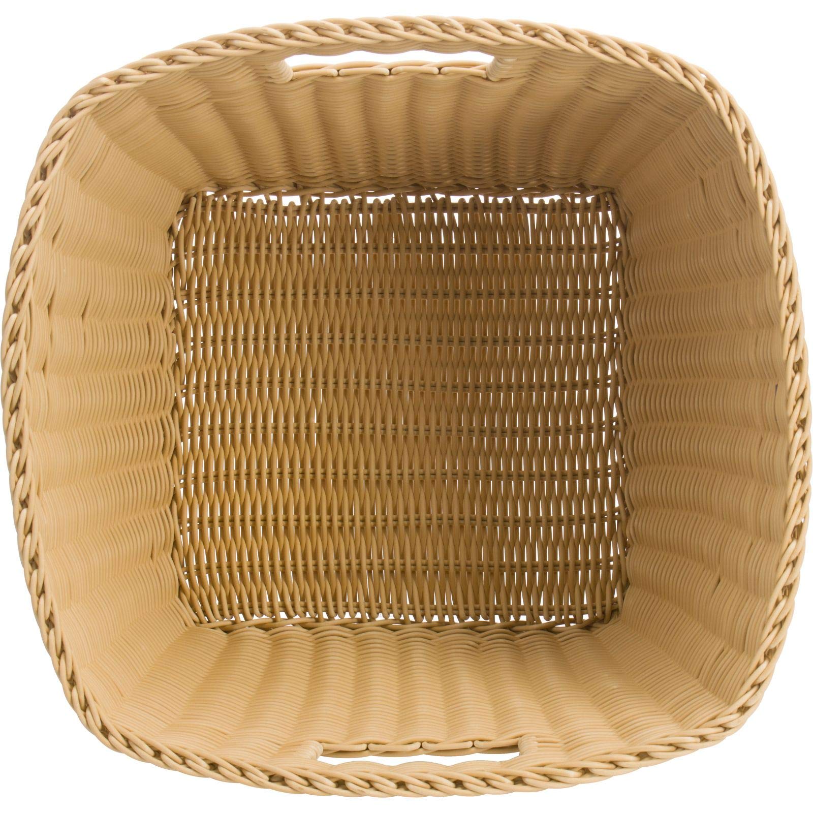 saleen-2038975-corbeille-rectangulaire-tiss-e-beige-39-x-39-x-28-5-cm-artisanale image 4