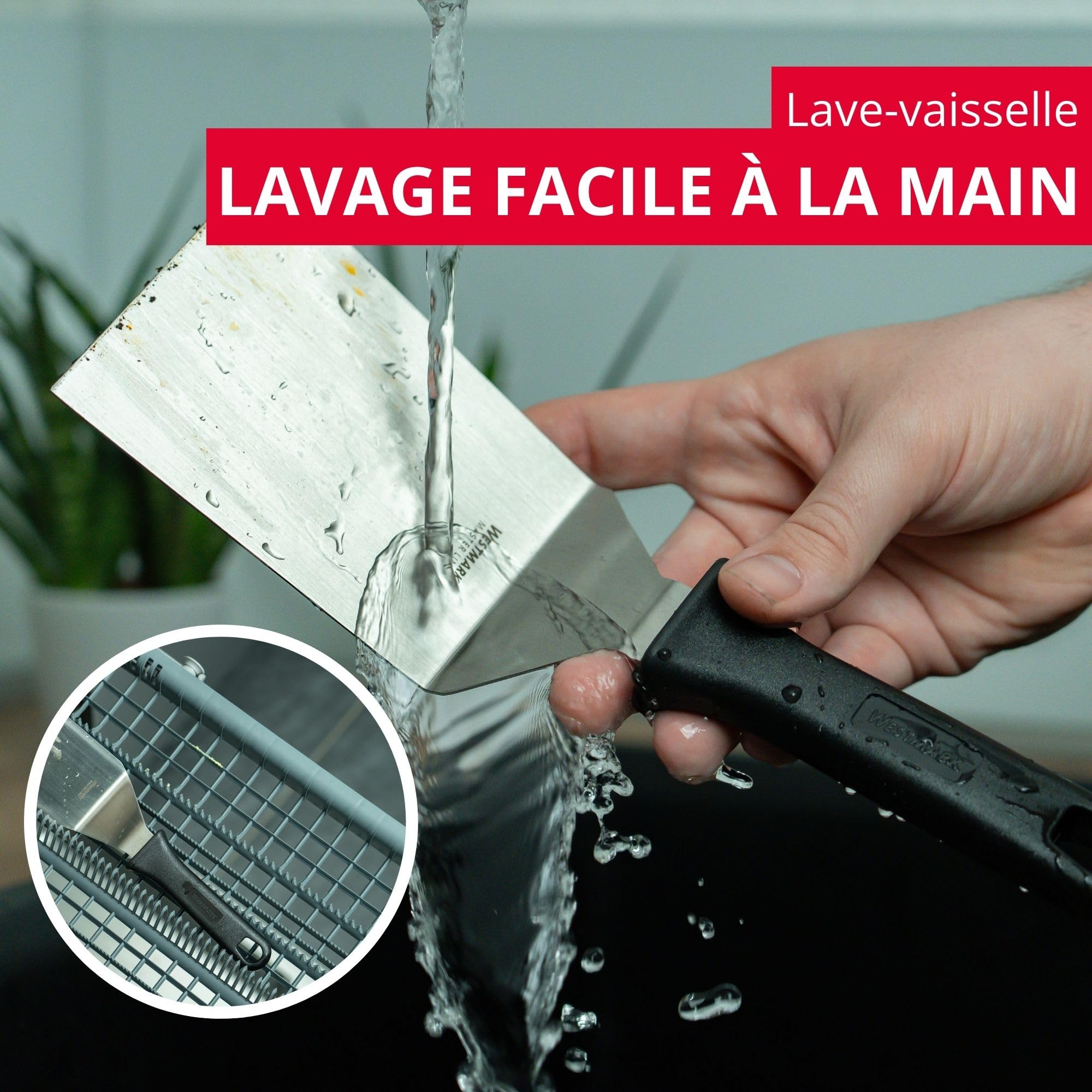 westmark-master-line-13442270-spatule-professionnelle-coud-e-rigide-lame-9-x-11- image 6