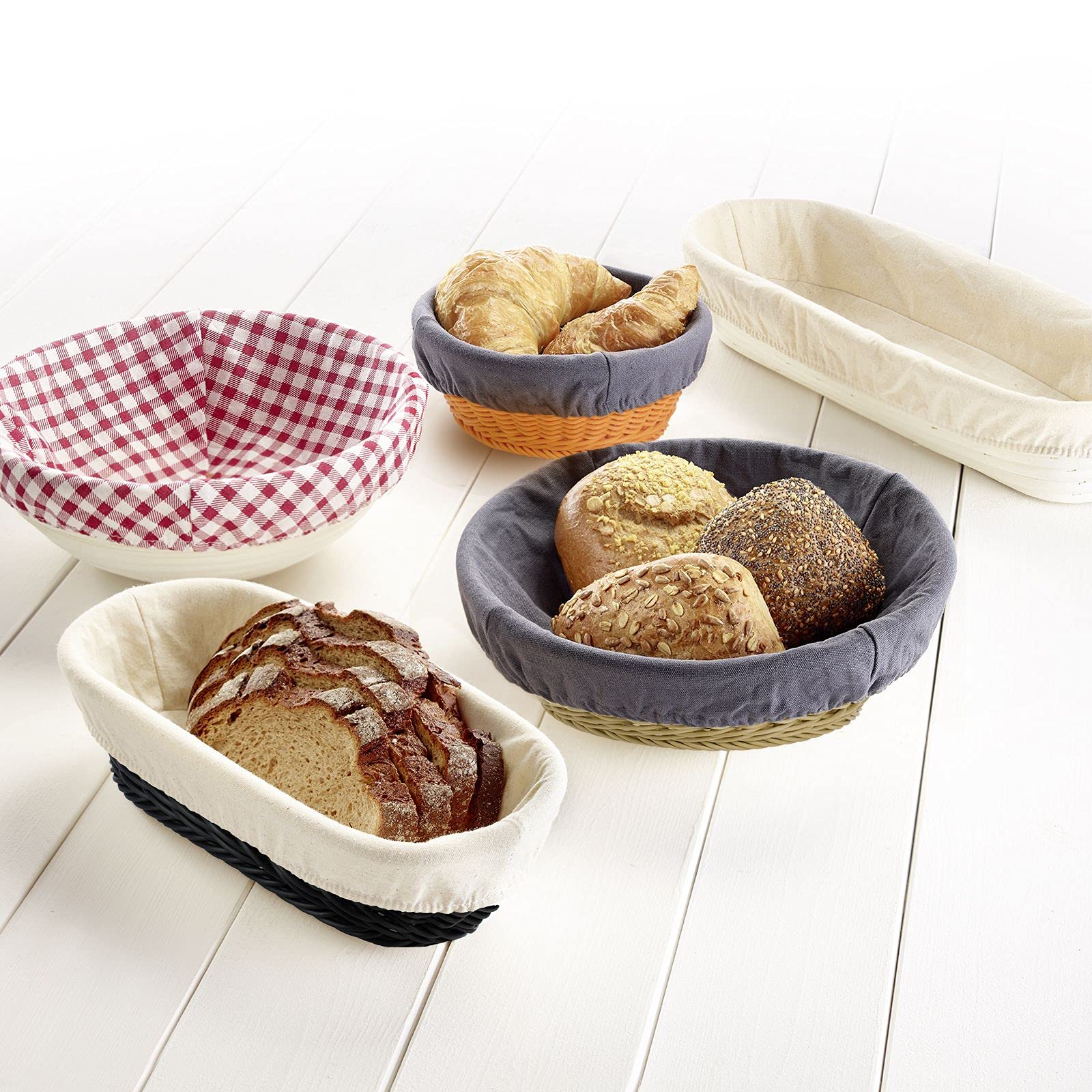 westmark-3205226a-housse-pour-couffin-de-fermentation-en-coton-lining-anthracite image 4