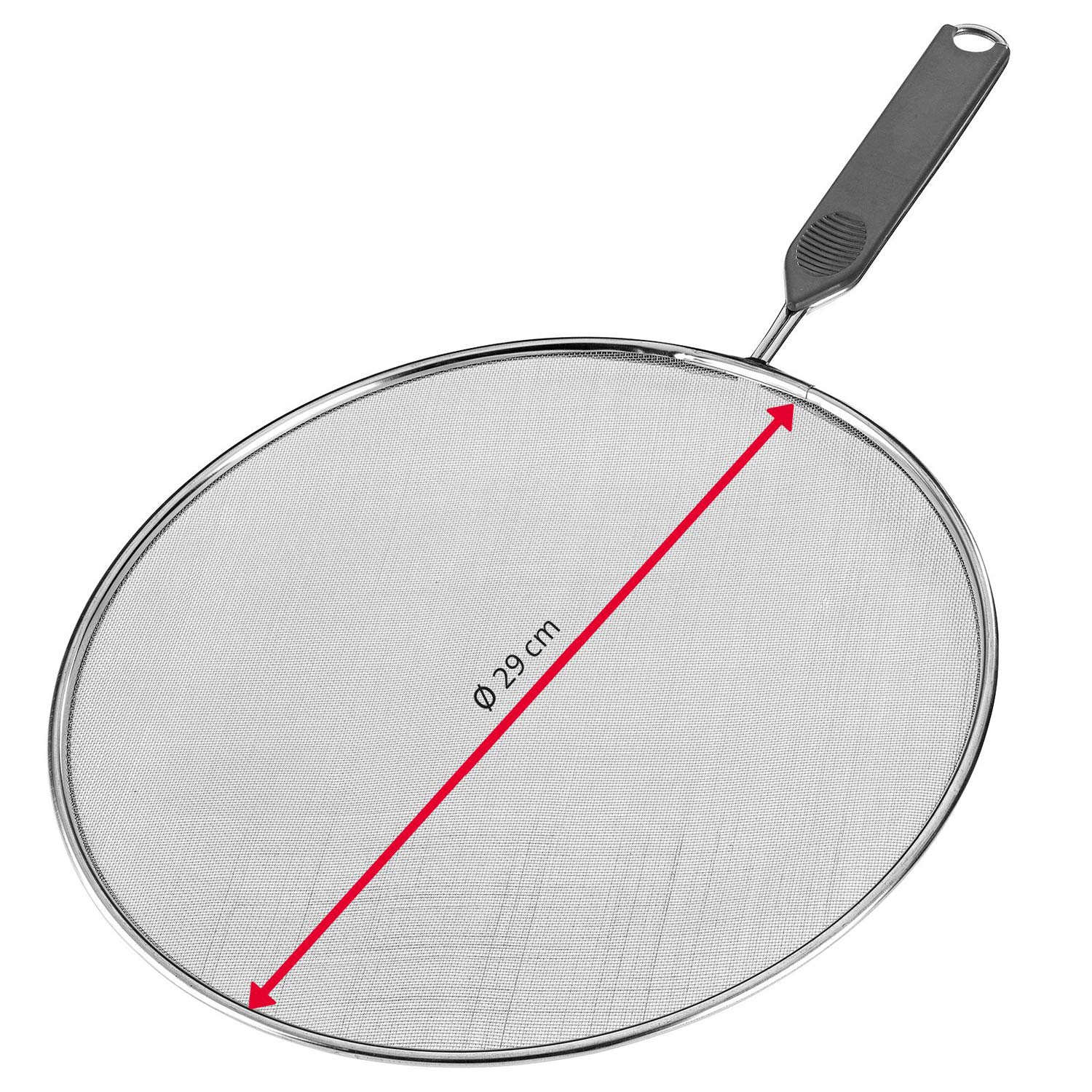 westmark-traditionell-protection-anti-claboussures-29-cm-acier-inoxydable-argent image 5