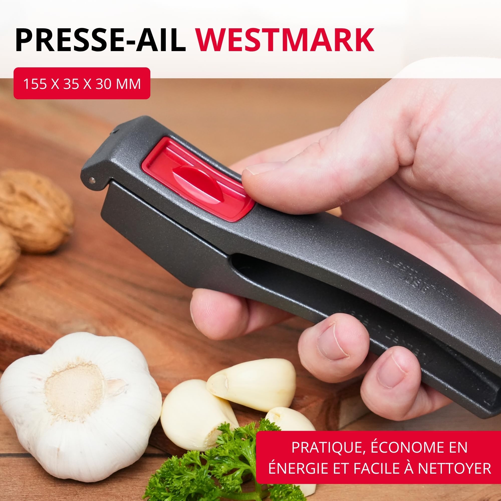 westmark-josie-presse-ail-premium-graphite-edition-aluminium-avec-l-ment-de-nett image 2
