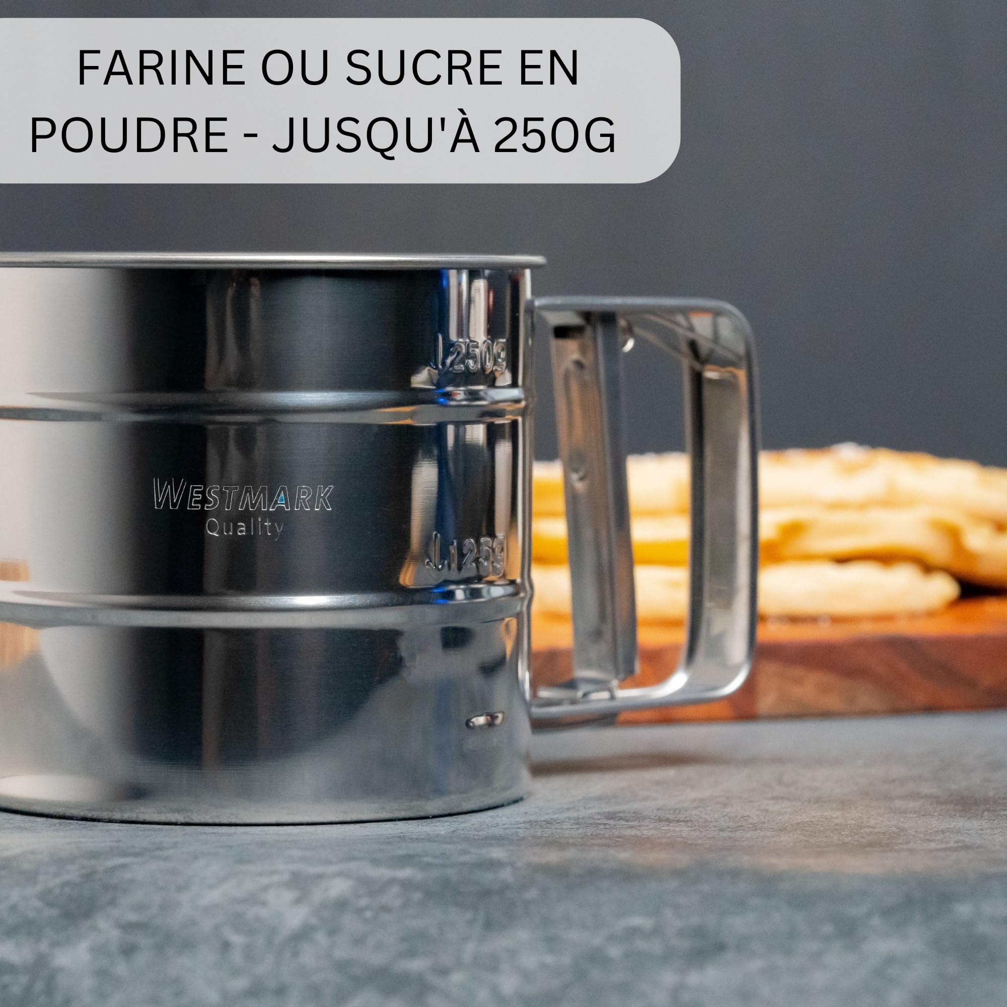 westmark-32152270-tamis-farine-et-sucre-en-poudre-avec-poign-e-acier-inoxydable- image 4