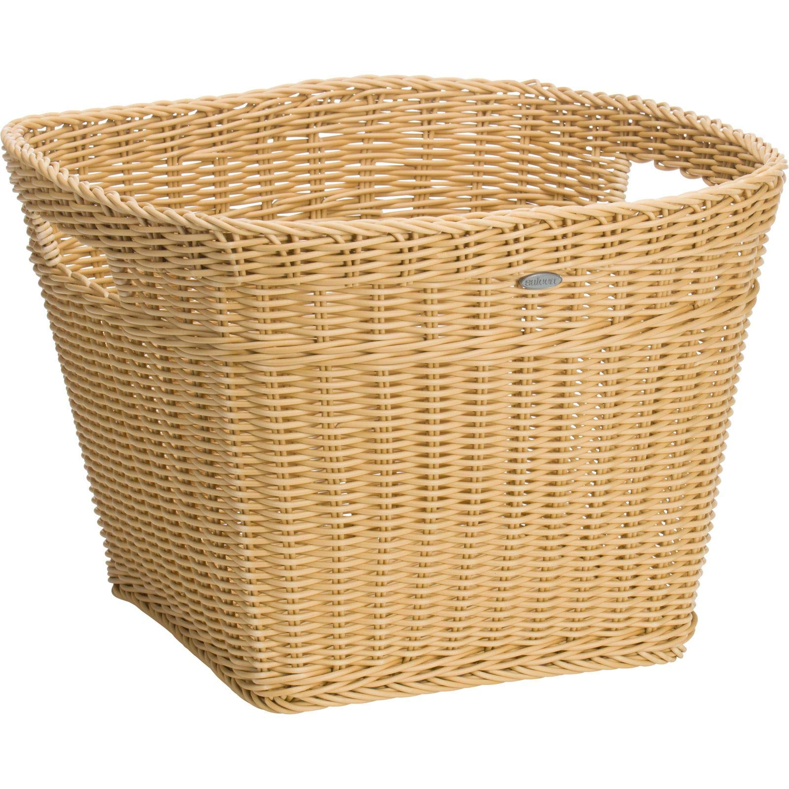 saleen-2038975-corbeille-rectangulaire-tiss-e-beige-39-x-39-x-28-5-cm-artisanale image 5
