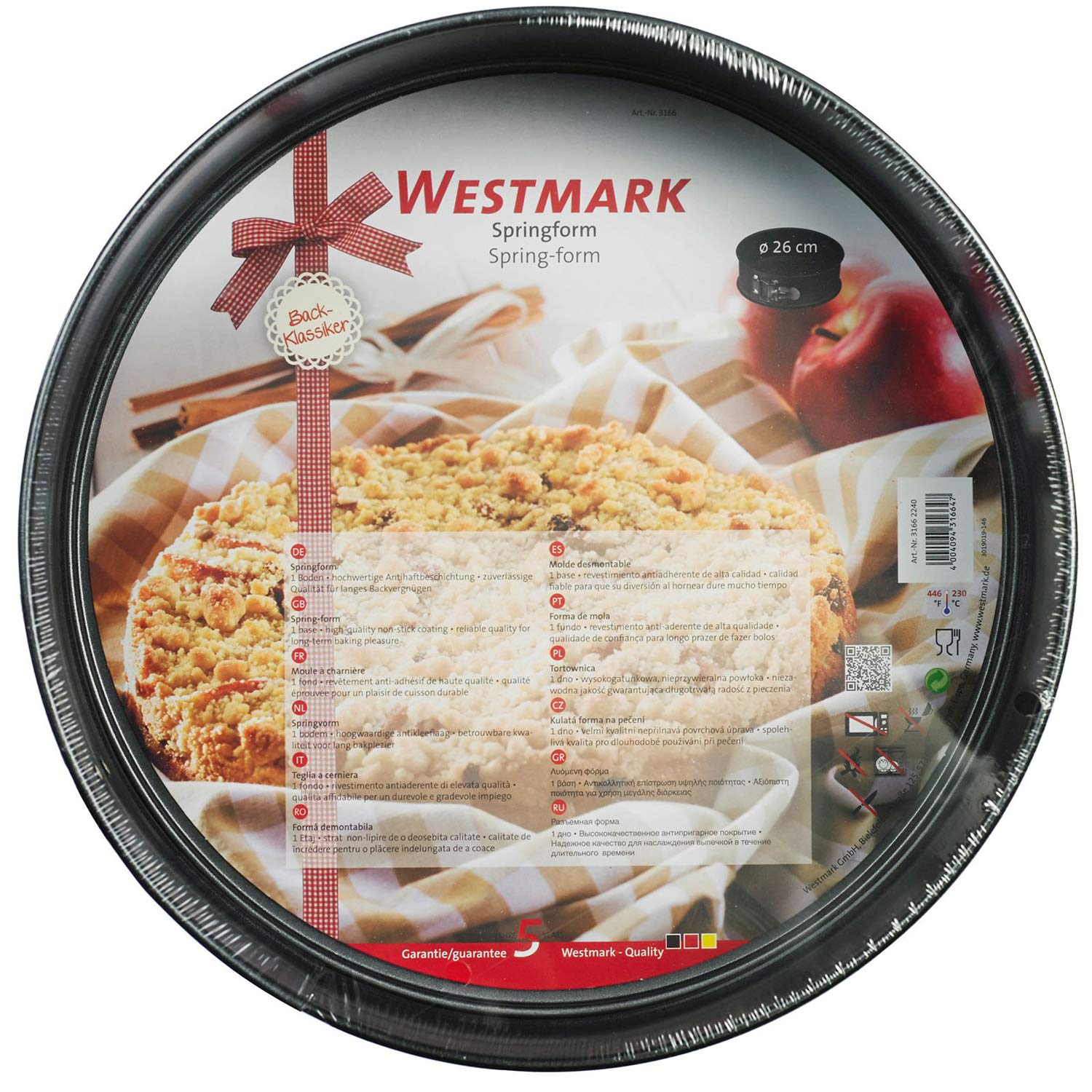 westmark-back-klassiker-moule-charni-res-rond-26-cm-rev-tement-antiadh-sif-acier image 6