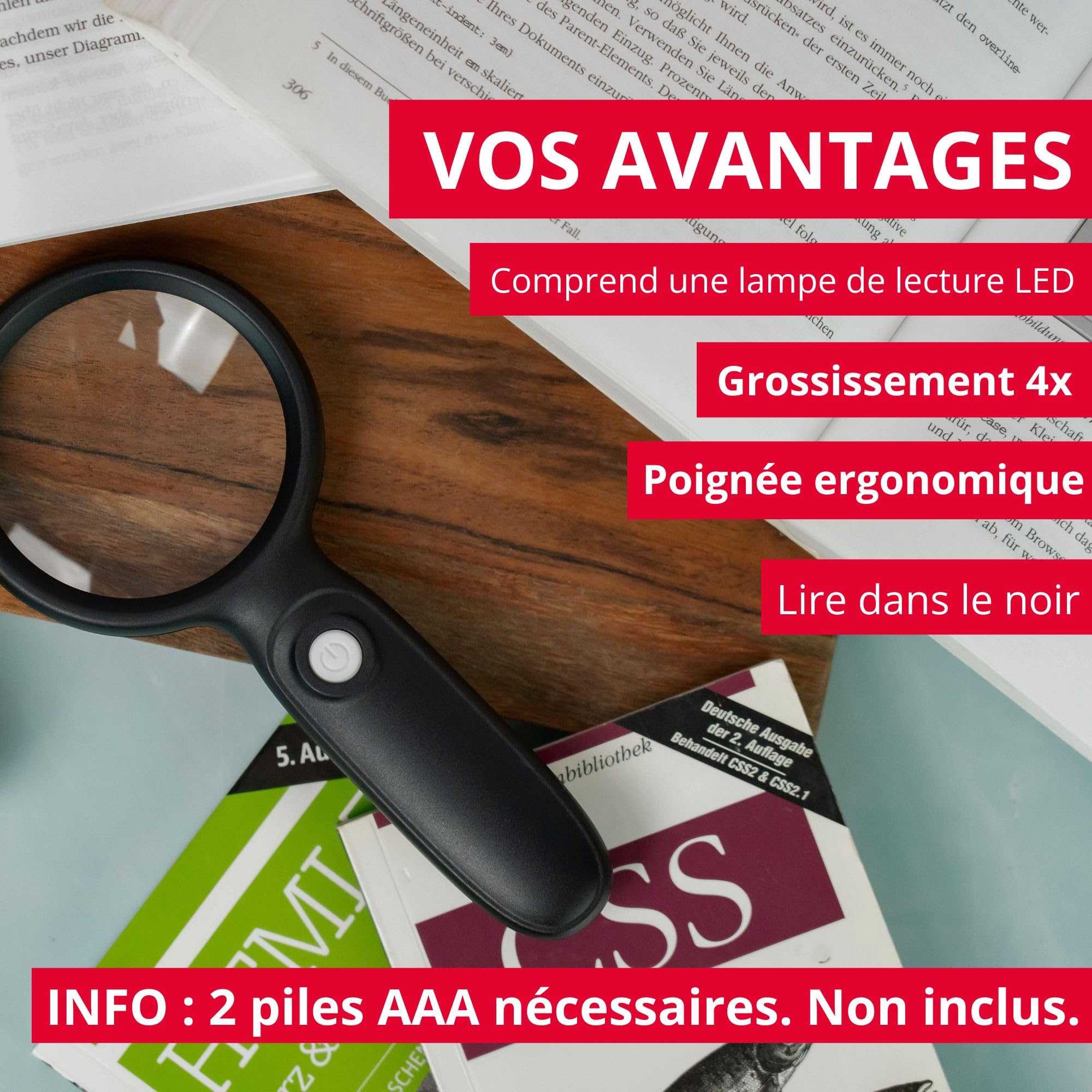 westmark-loupe-optique-avec-lampe-led-grossissement-4x-verre-de-qualit-abs-piles image 7