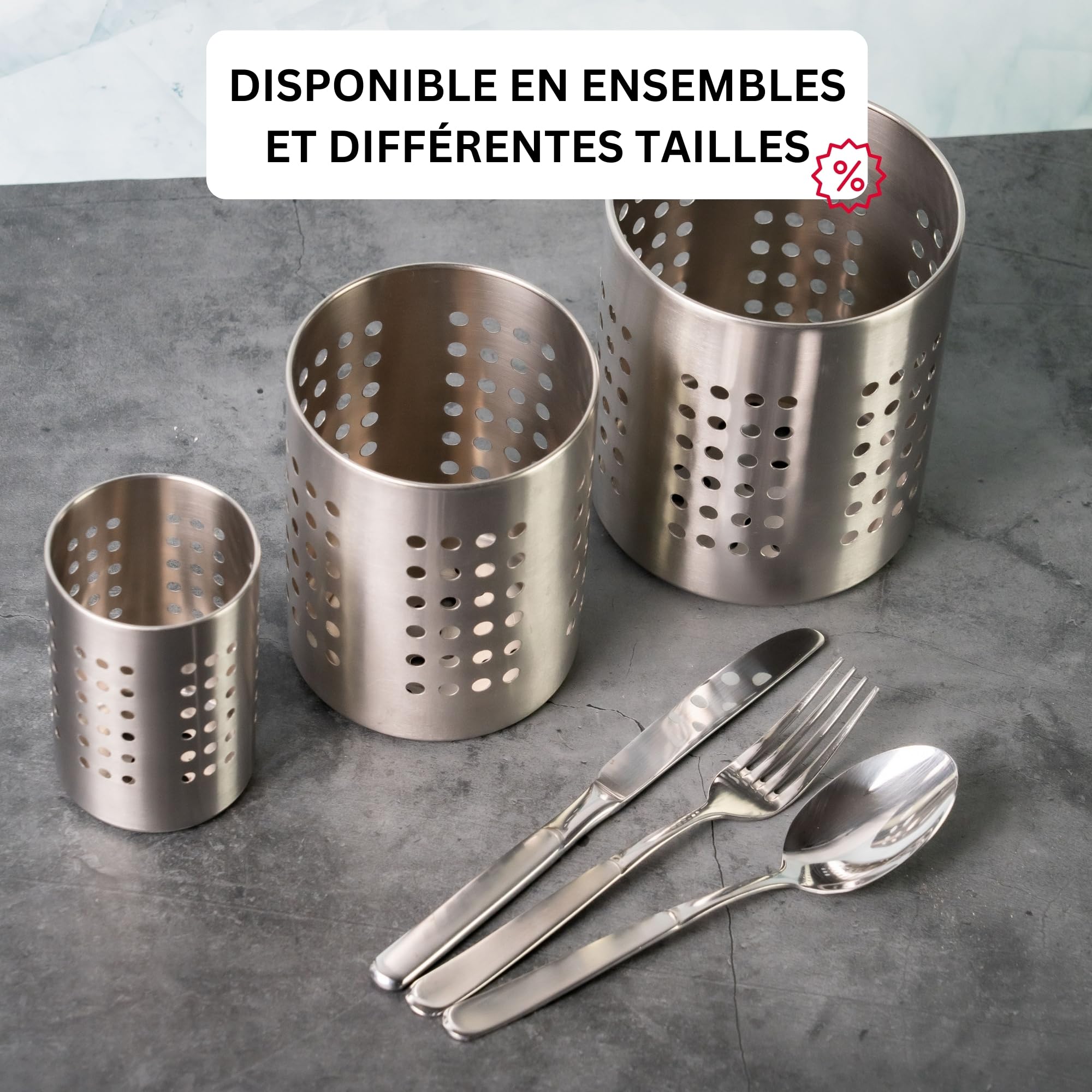 westmark-gouttoir-couverts-rond-69012211-porte-ustensiles-en-acier-inoxydable-10 image 6