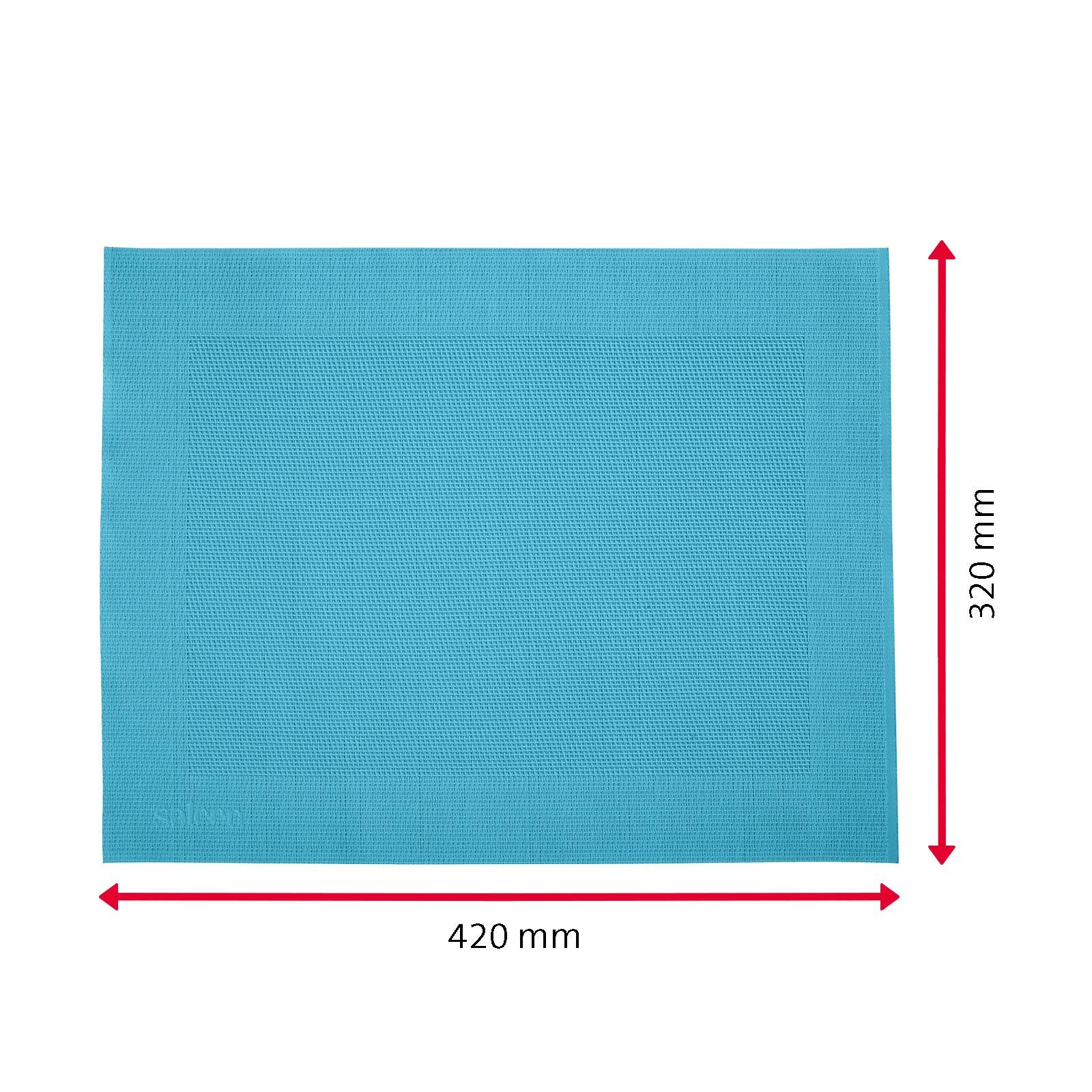 westmark-saleen-home-set-de-4-sets-de-table-synth-tiques-42-x-32-cm-turquoise-as image 6