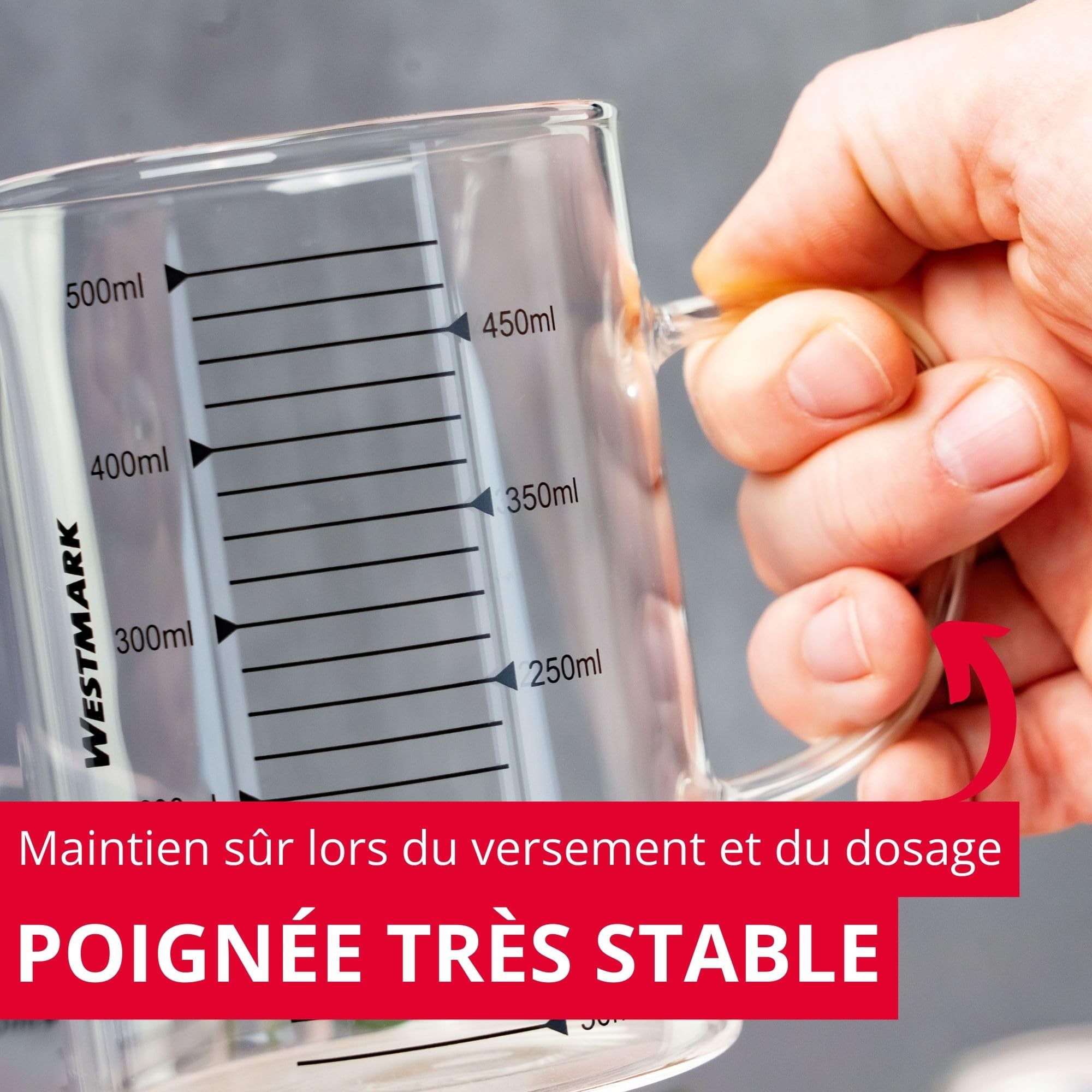 westmark-gobelet-doseur-en-verre-0-5-l-avec-chelle-ml-poign-e-ergonomique-r-sist image 6