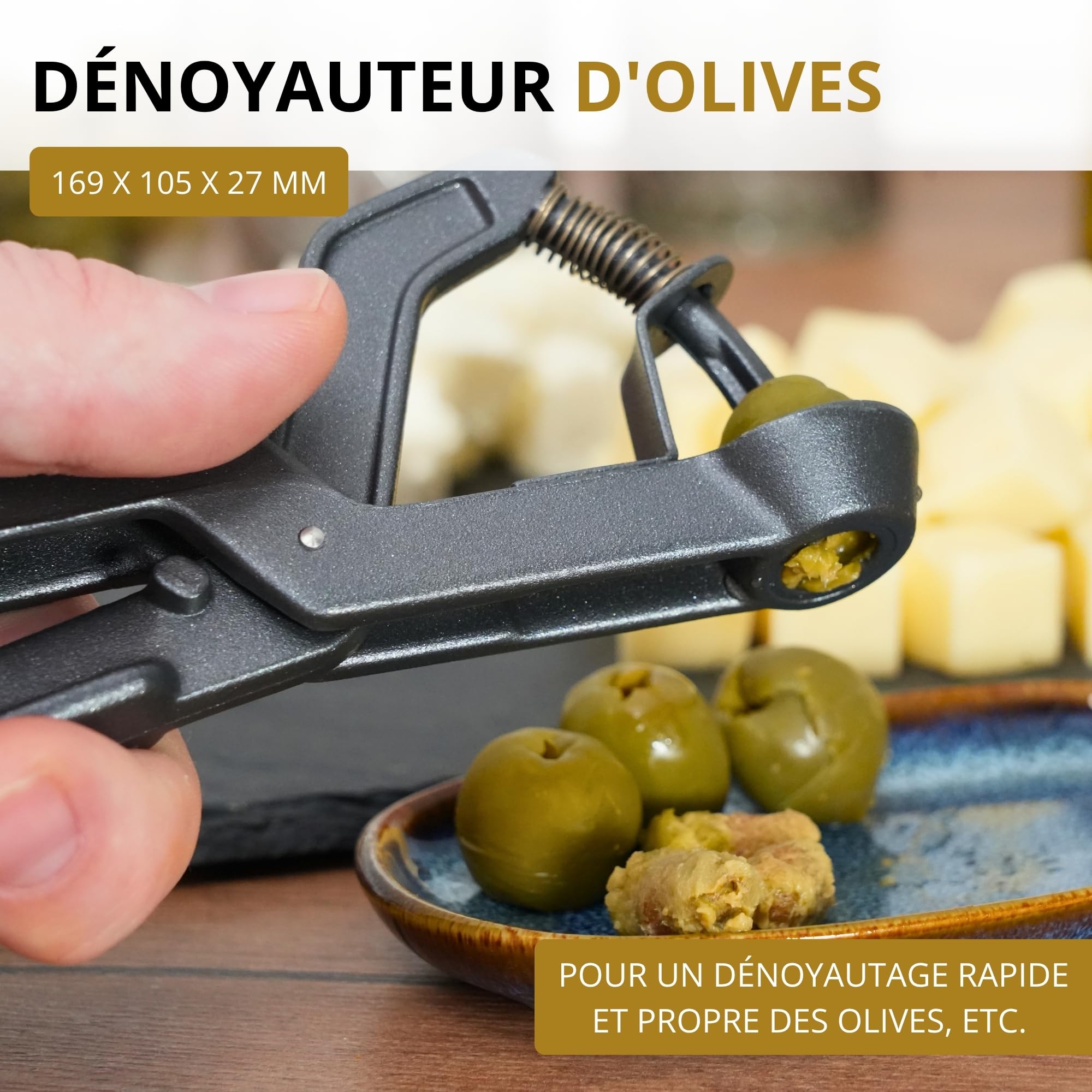 westmark-olivus-40407770-black-edition-d-noyauteur-olives-et-cerises-une-main-re image 2