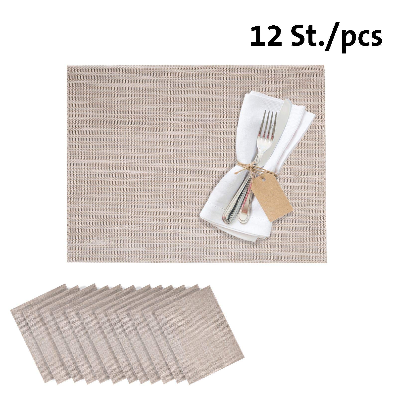 westmark-012100041e2-lot-de-12-sets-de-table-tress-s-42-x-32-cm-vinyle-aspect-li image 2