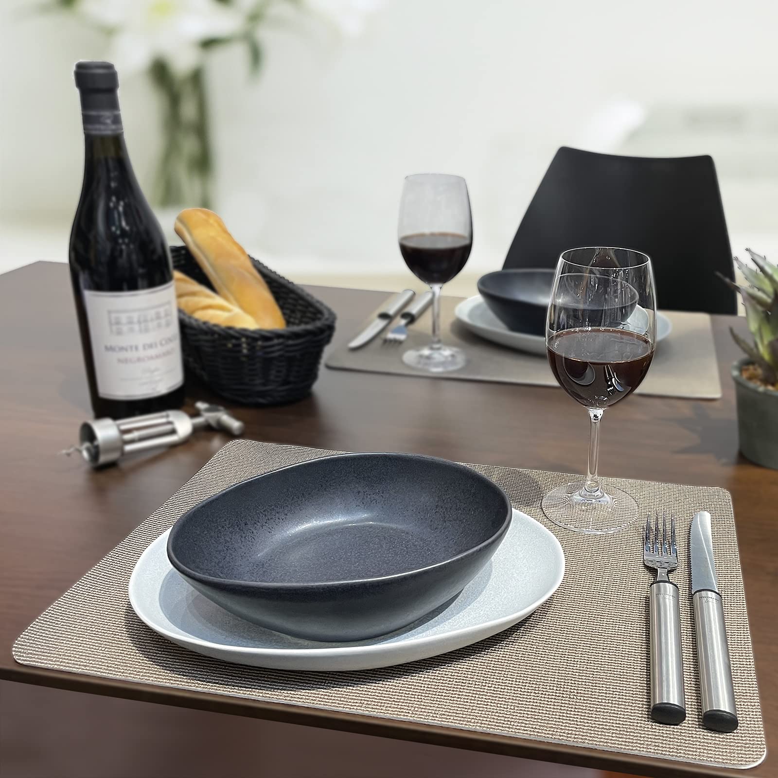 westmark-set-de-4-sets-de-table-43-x-30-cm-synth-tique-style-textile-dition-sale image 7