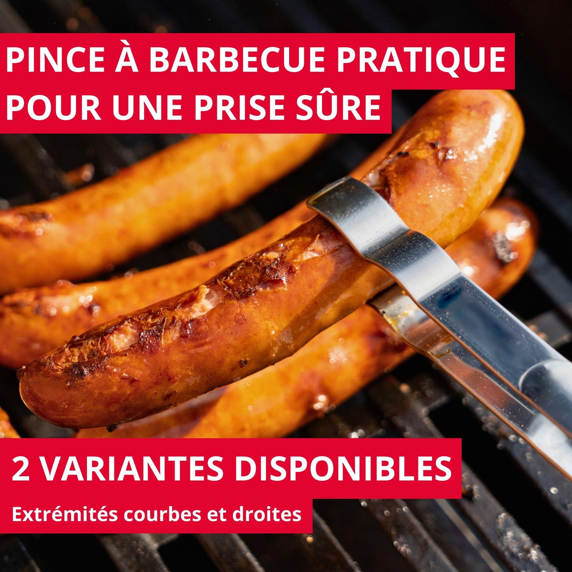 westmark-pince-grillades-et-saucisses-avec-extr-mit-s-serties-acier-inoxydable-m image 2