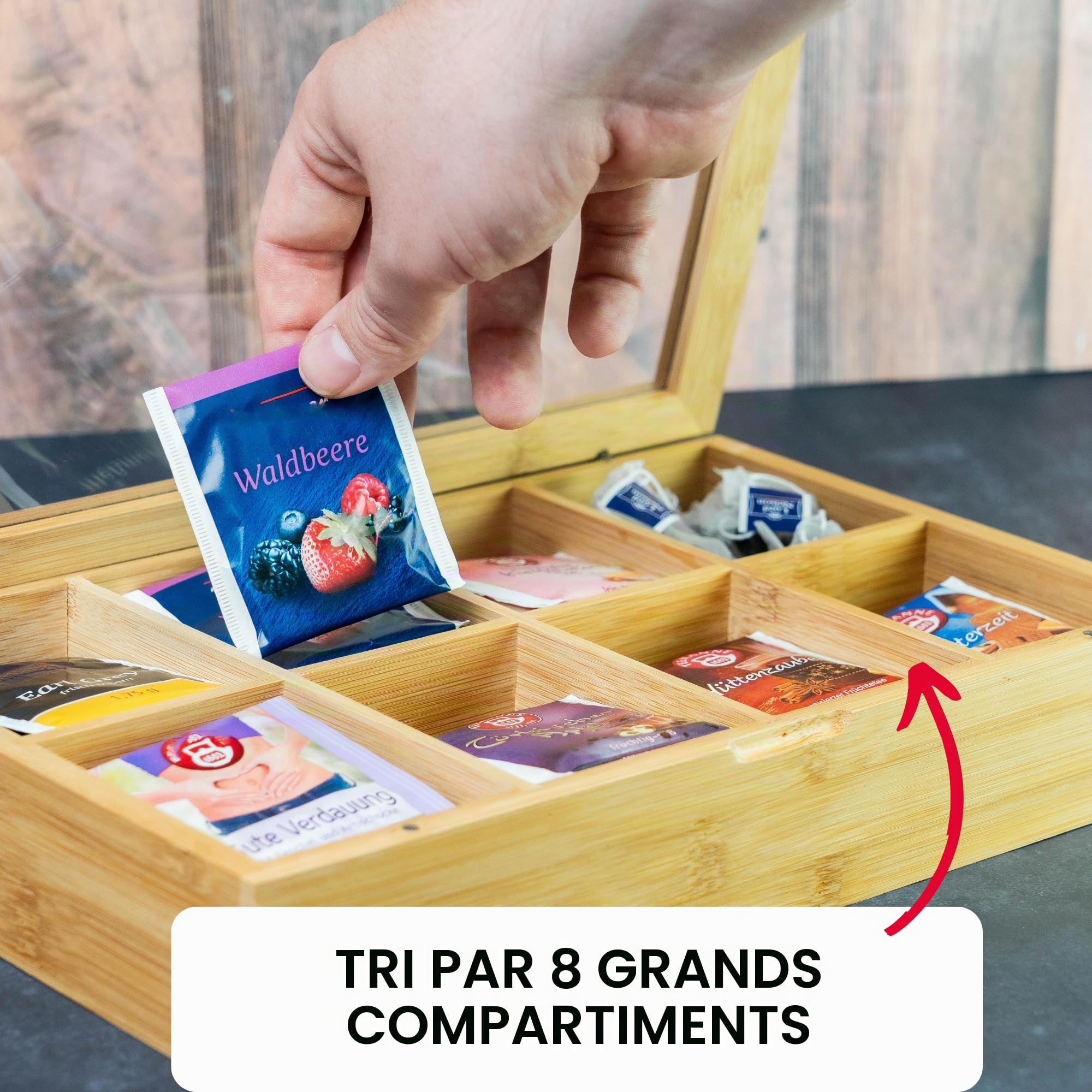 westmark-teatime-15732260-bo-te-th-en-bambou-8-compartiments-couvercle-magn-tiqu image 6