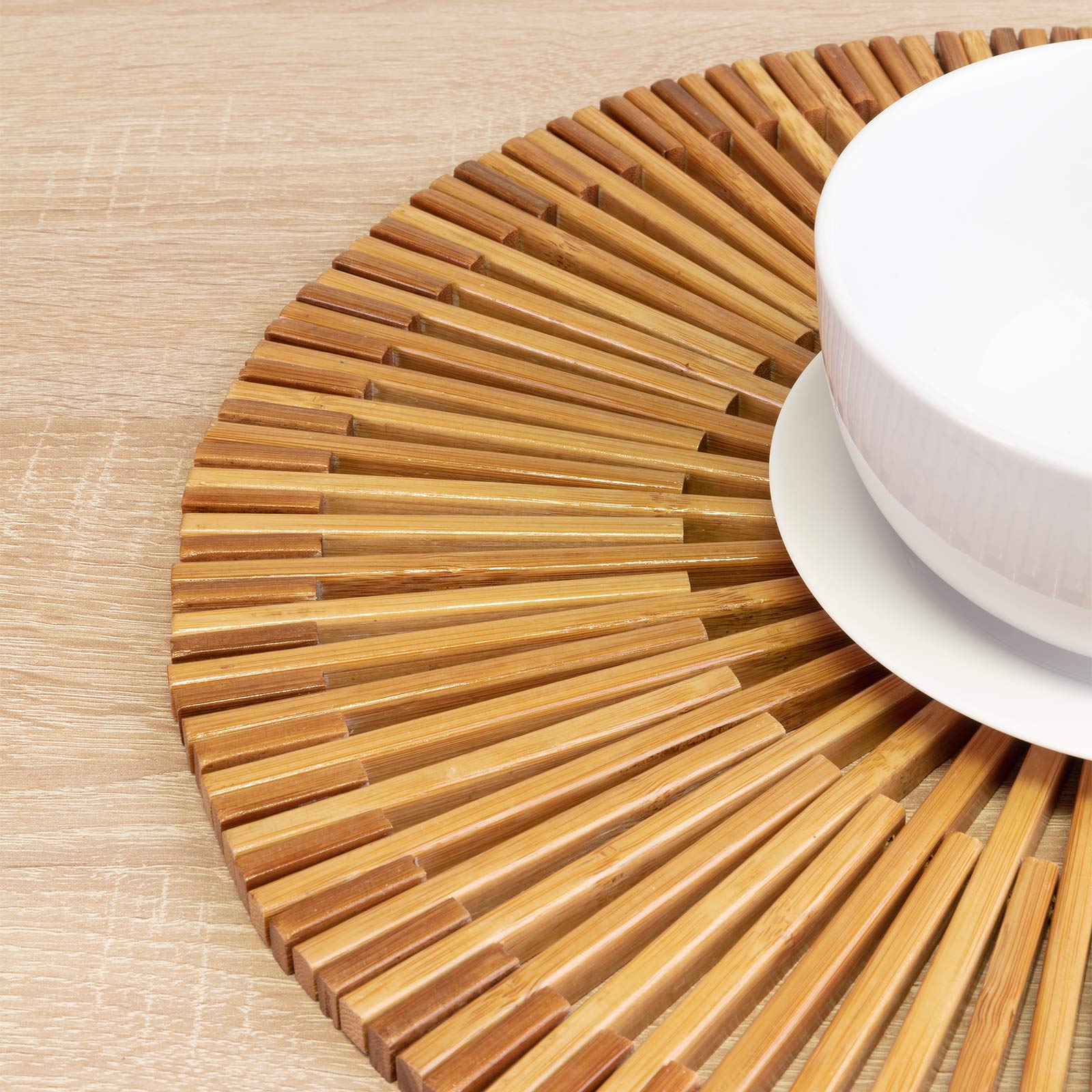 westmark-701422e1-set-de-table-rondo-en-bambou-fait-main-rond-38-cm-edition-sale image 4