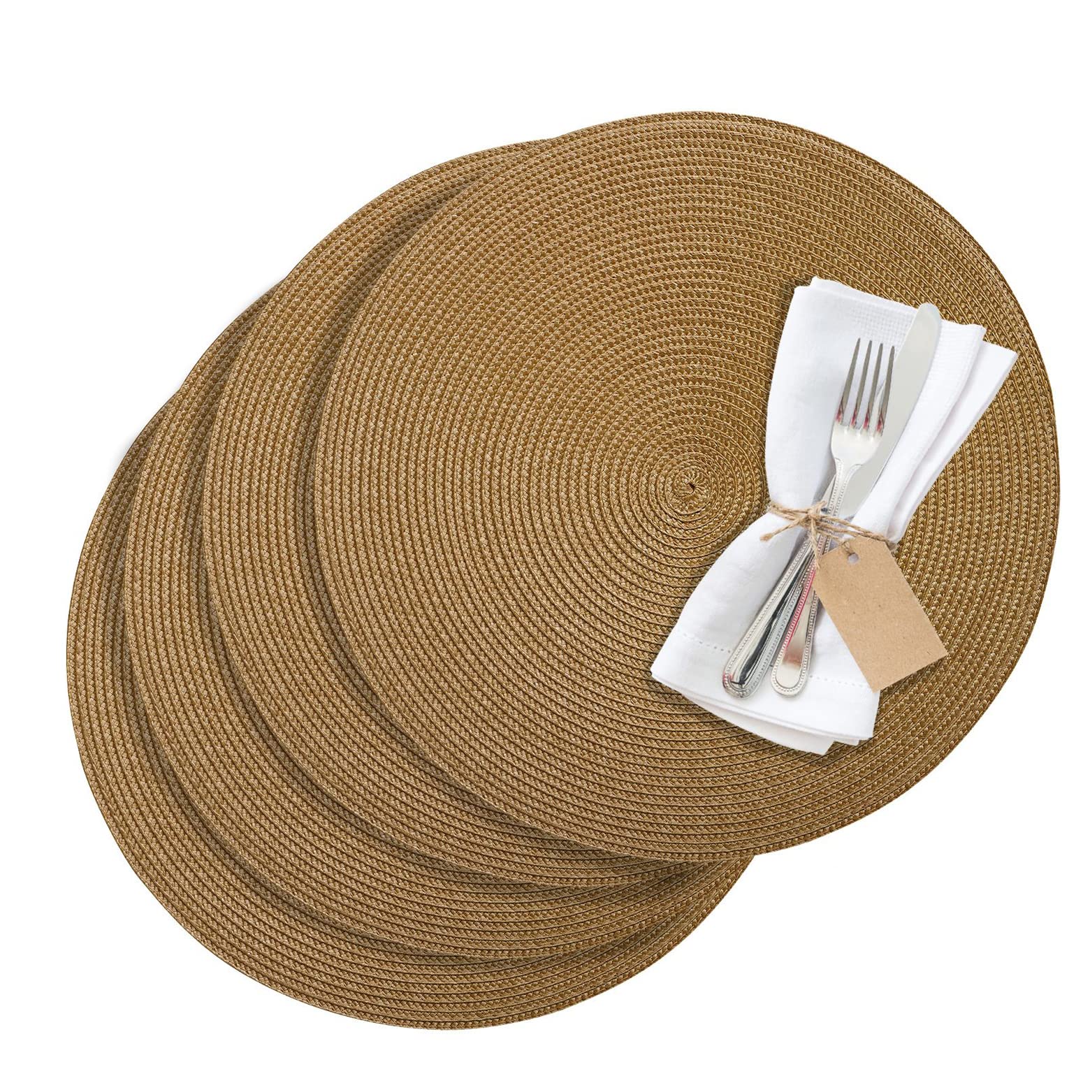 westmark-circle-saleen-edition-set-de-4-sets-de-table-ronds-lavables-38-cm-coton image 1