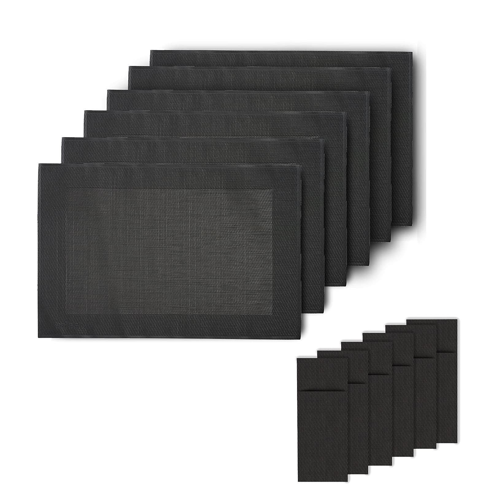 westmark-home-012102861e6-set-de-table-12-sets-6-poches-couverts-en-mati-re-synt image 1