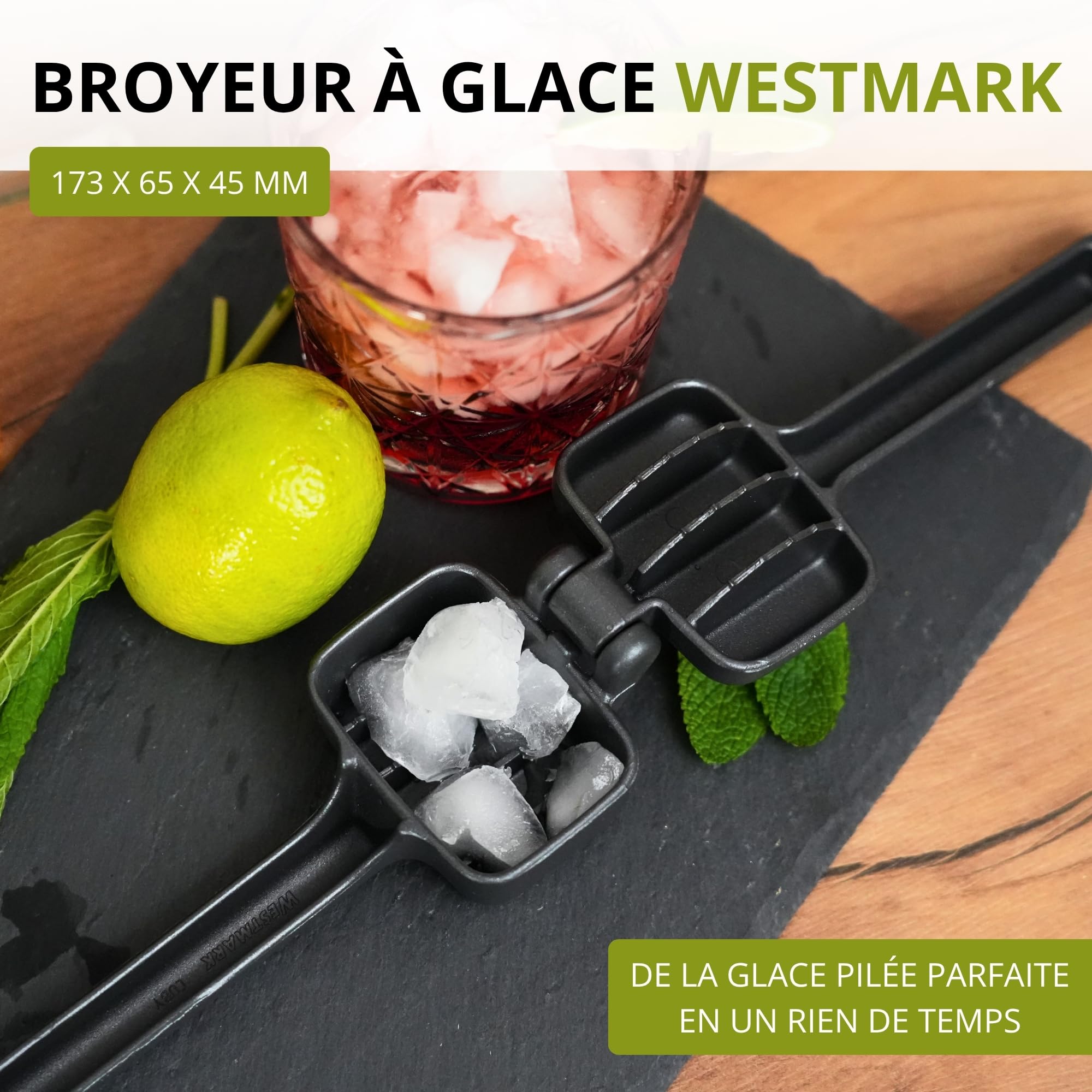 westmark-cuby-black-edition-12007760-broyeur-glace-manuel-pour-glace-pil-e-grani image 2