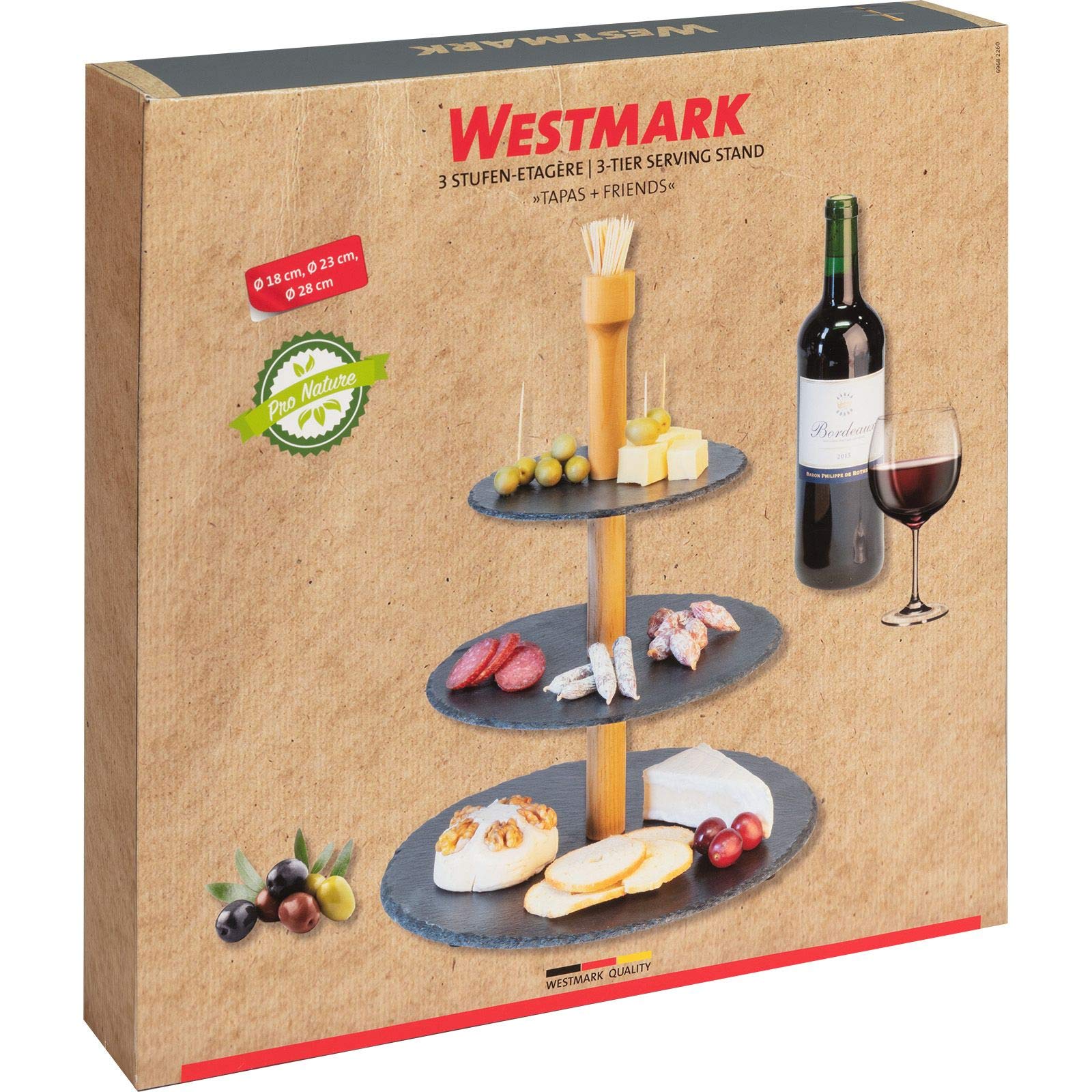 westmark-69682260-pr-sentoir-3-tages-tapas-friends-en-ardoise-et-pin-28-5-x-40-c image 7