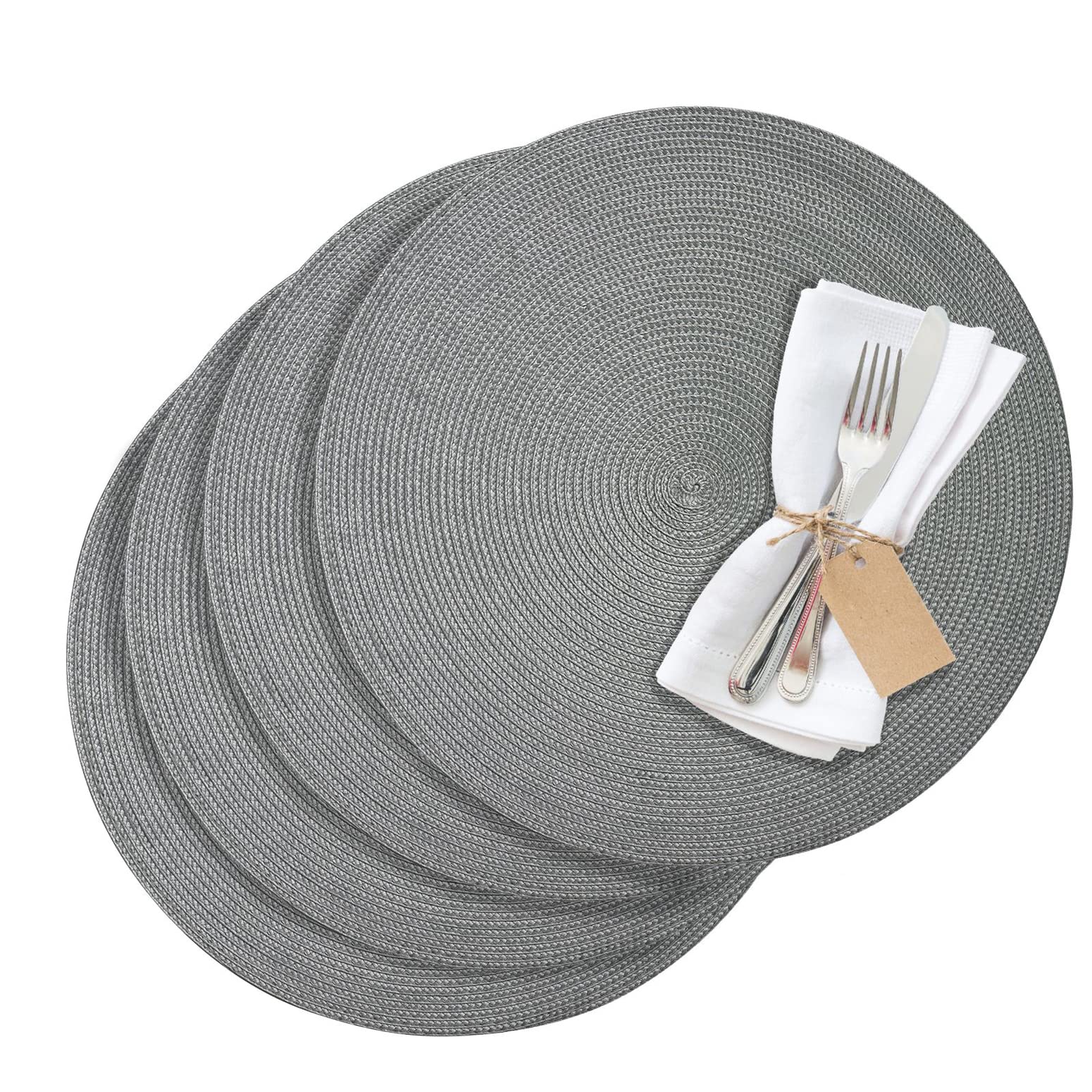 westmark-set-de-table-sous-plats-ronds-circle-saleen-edition-lot-de-4-38-cm-lava image 1