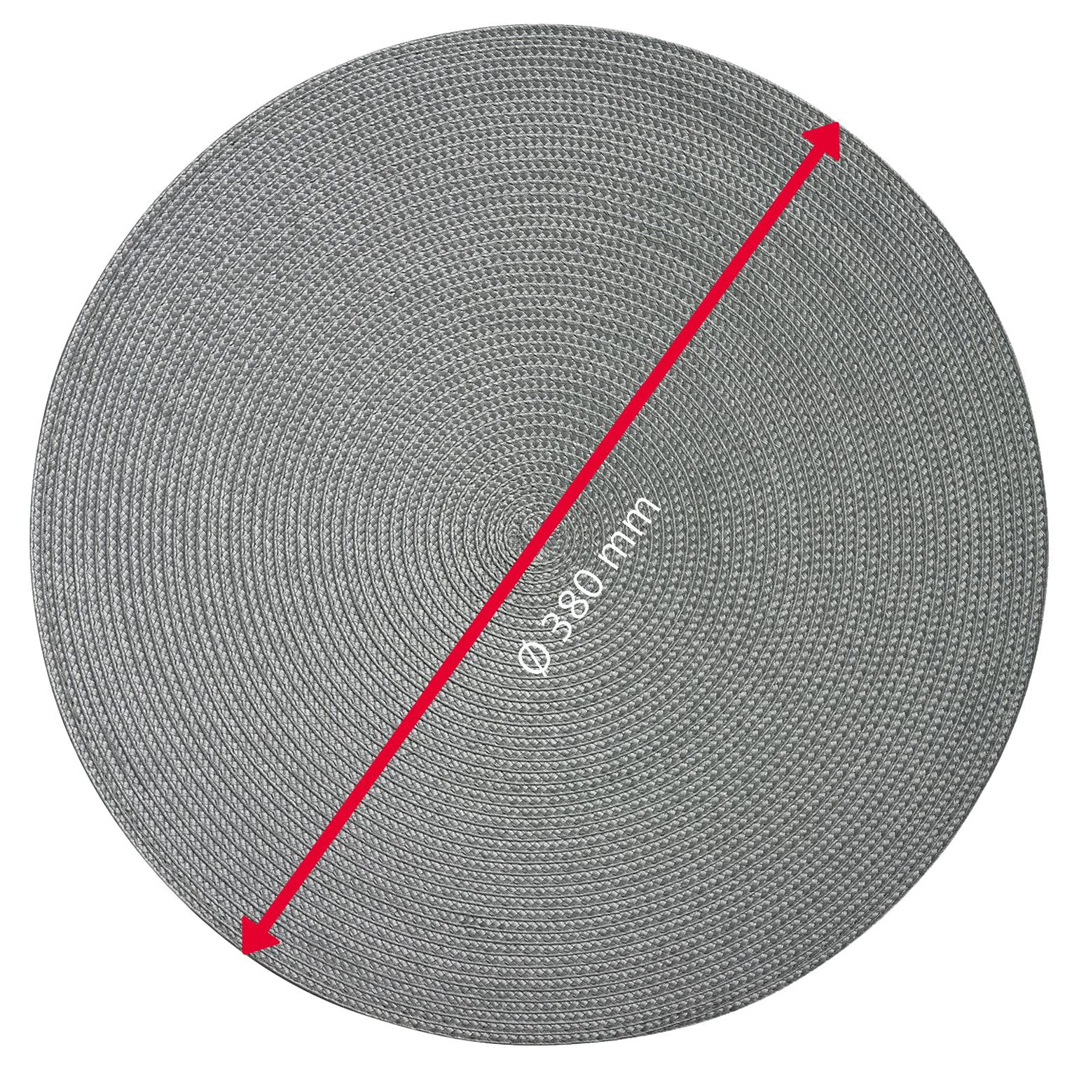 westmark-set-de-table-sous-plats-ronds-circle-saleen-edition-lot-de-4-38-cm-lava image 4