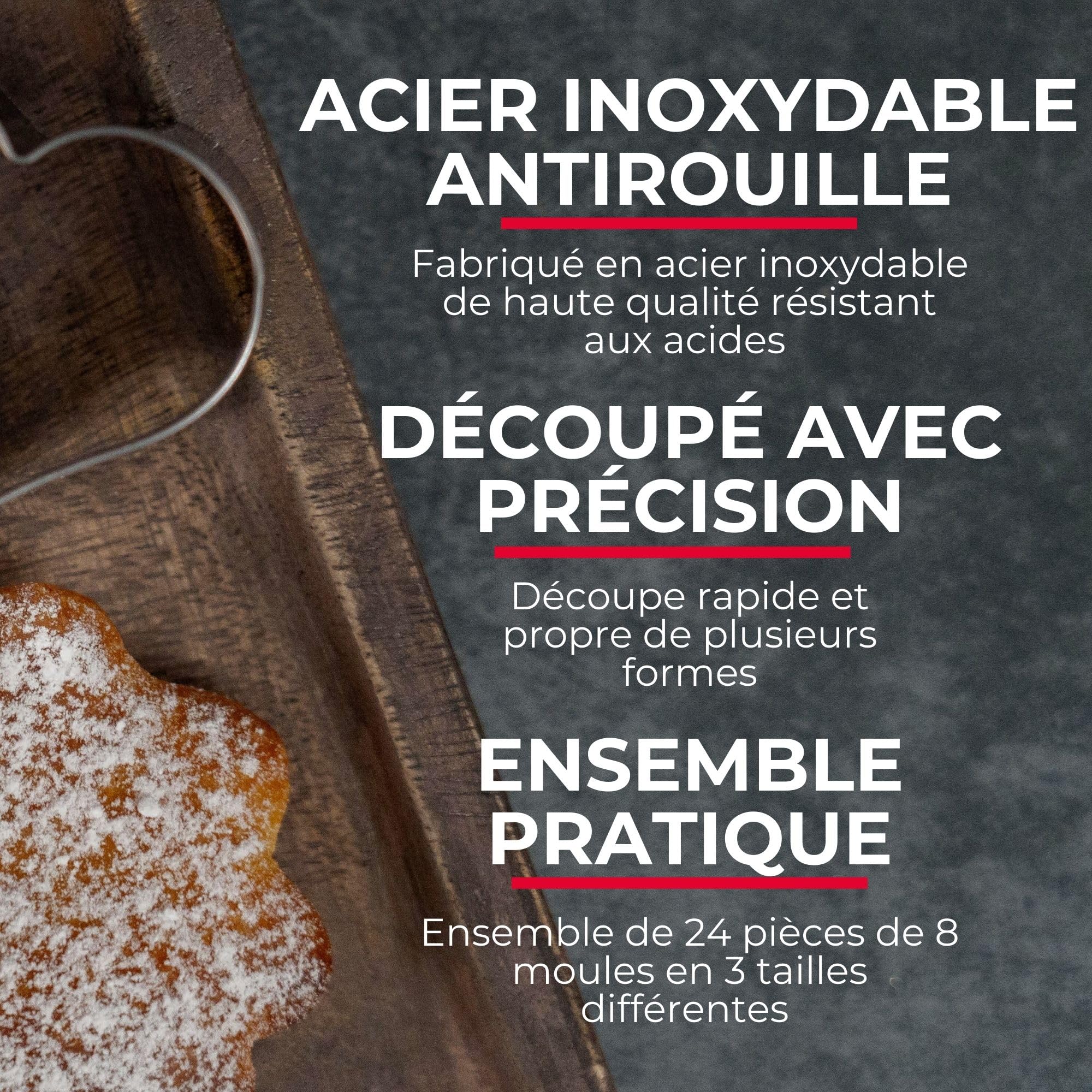 westmark-lot-de-24-emporte-pi-ces-pour-biscuits-en-acier-inoxydable-8-motifs-3-t image 6