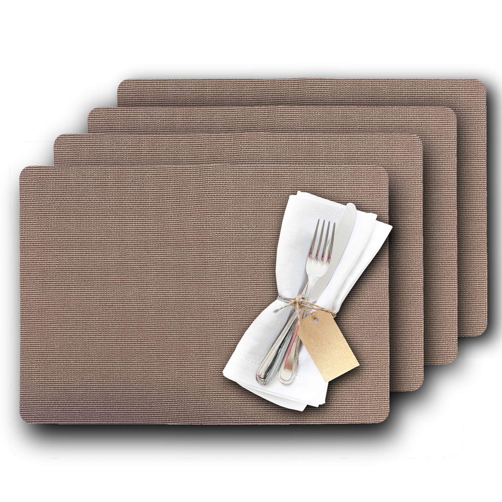 westmark-set-de-4-sets-de-table-43-x-30-cm-synth-tique-style-textile-dition-sale image 2