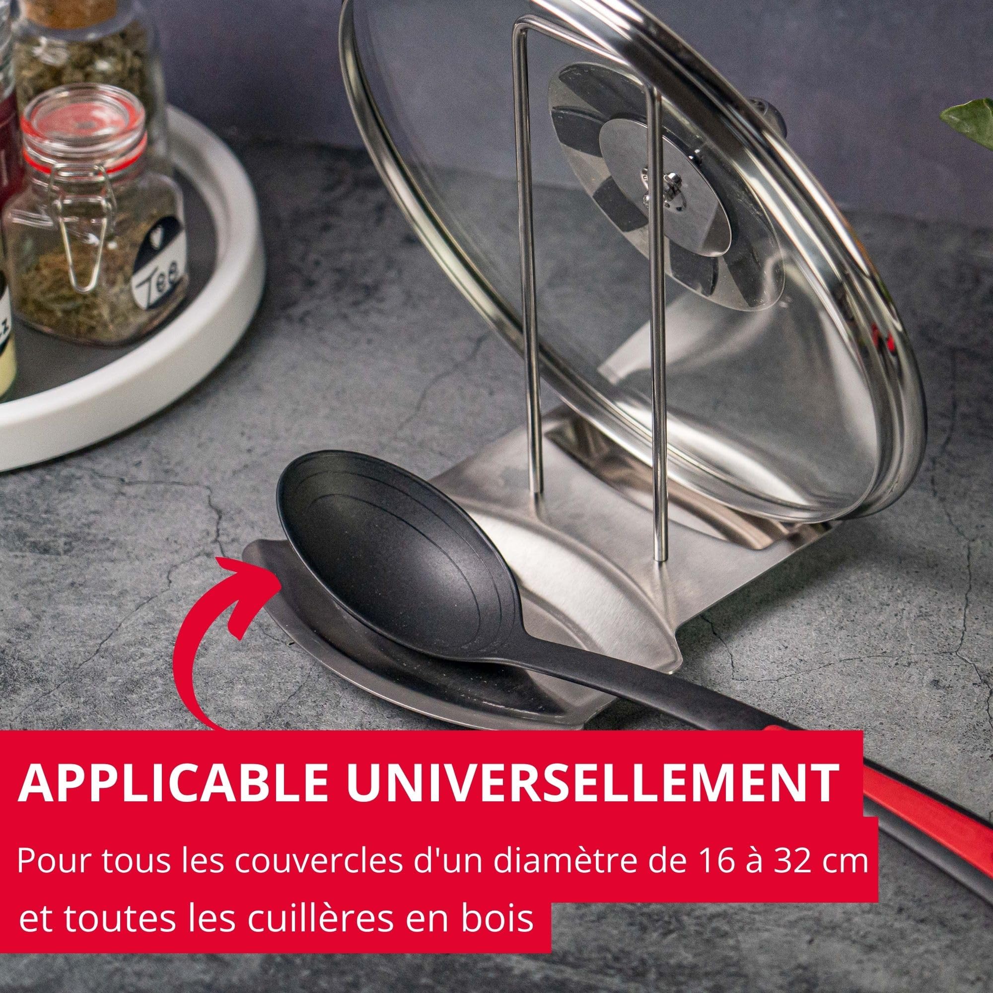 westmark-porte-couvercles-et-cuill-res-inox-support-universel-pour-couvercles-16 image 2
