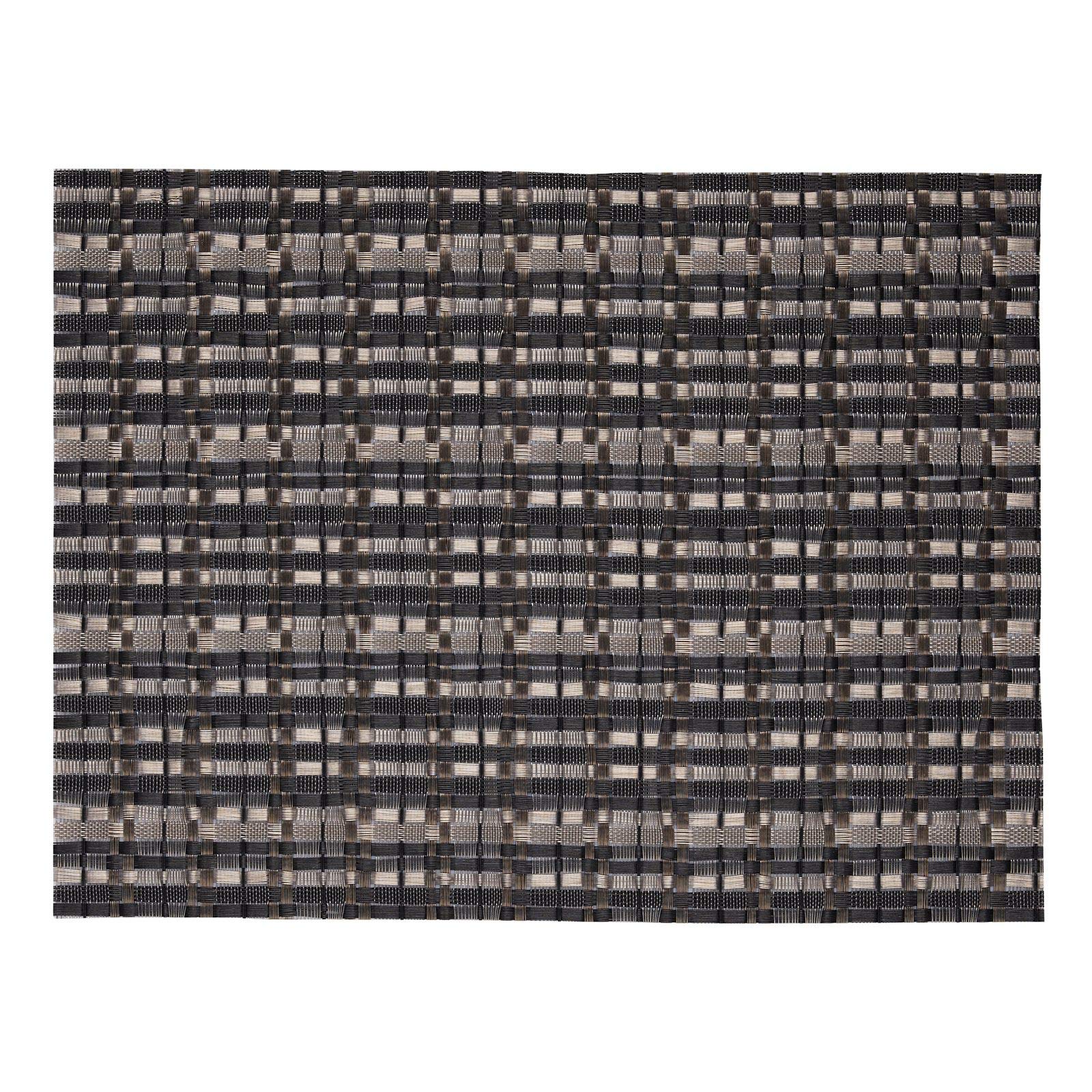 westmark-01210386150-elegance-set-de-table-vinyle-polyester-anthracite-argent-lo image 2