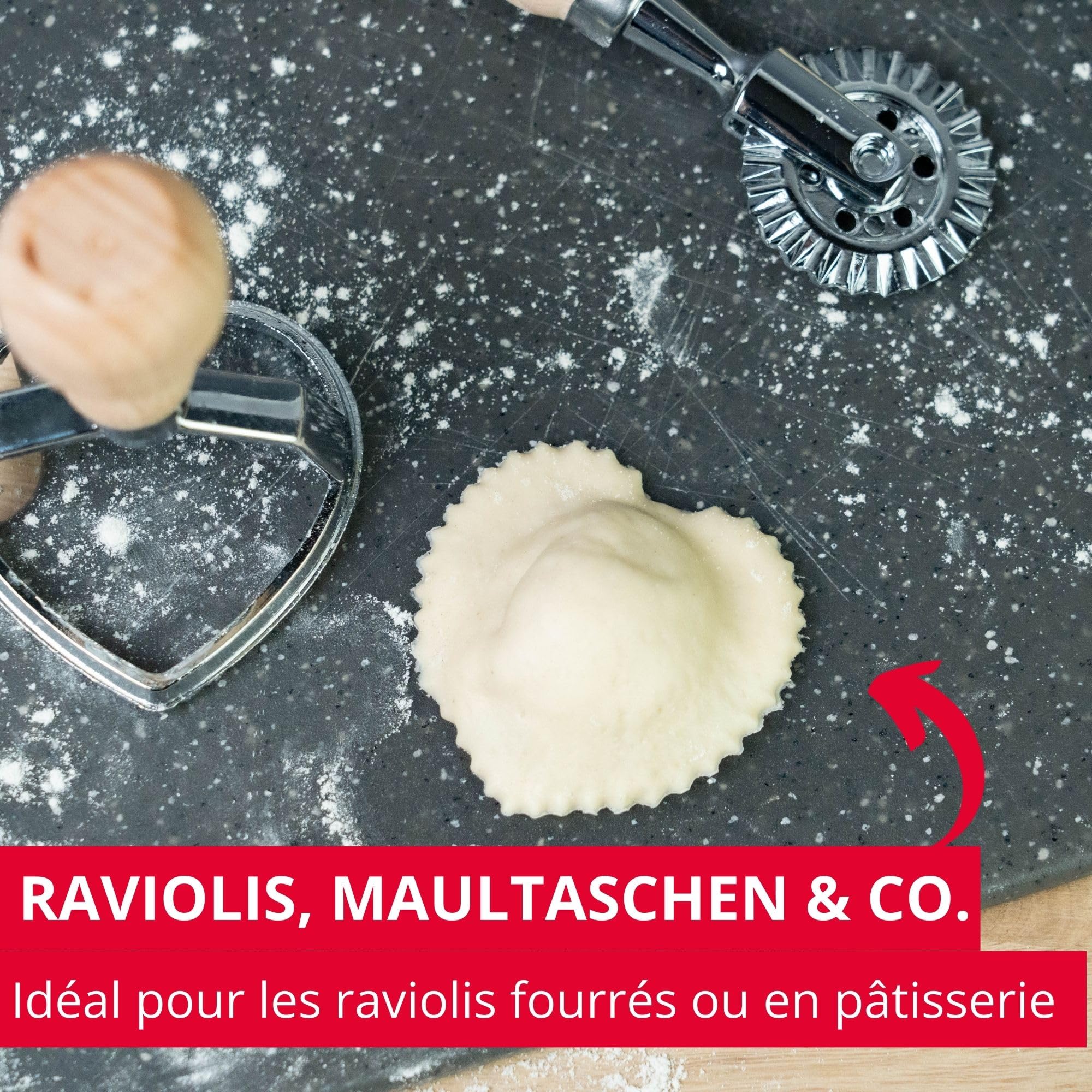 westmark-vittoria-roulette-ravioli-coupe-c-ur-cannel-d-coupe-p-tes-maison-et-p-t image 2